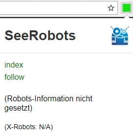 Seerobots Anzeige